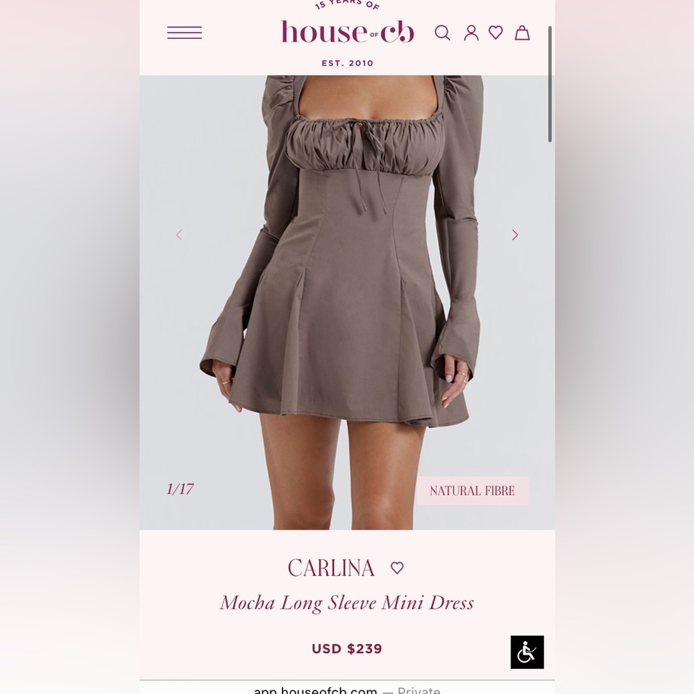 House of CB Carlina XS